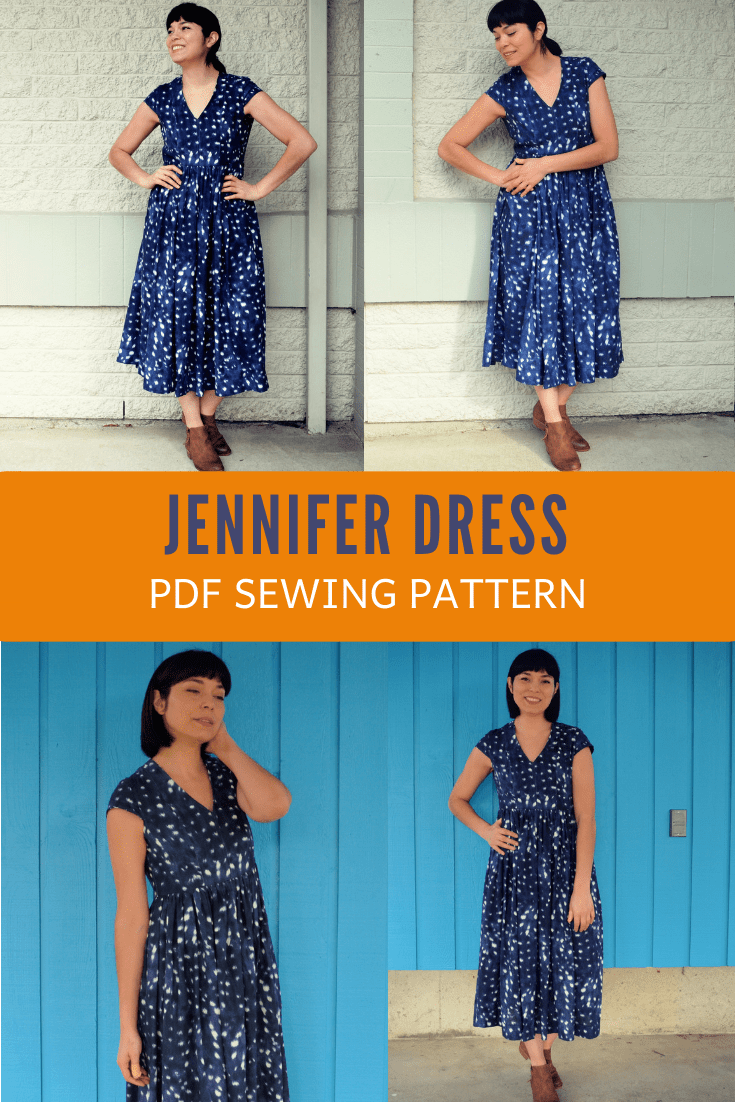 NEW PATTERN FOR SALE: Jennifer Woven Dress | On the Cutting Floor ...
