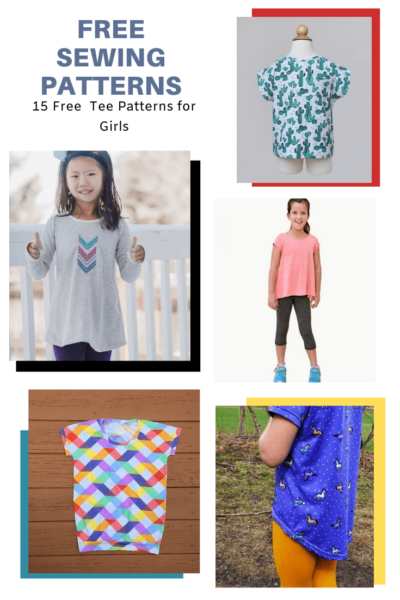 FREE PATTERN ALERT: 15 Free Tee Patterns for Girls | On the Cutting ...