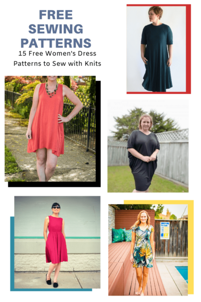 FREE PATTERN ALERT: 15 Free Women's Dress Patterns to Sew with Knits ...