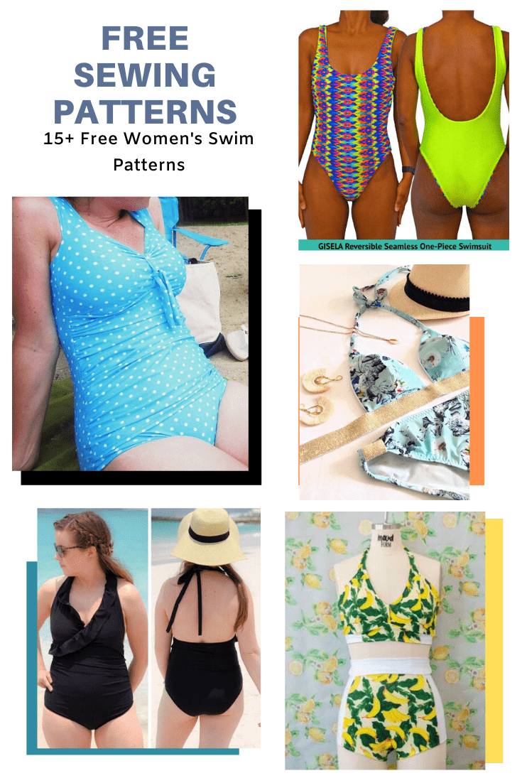 Free Pattern Alert 15 Free Women S Swim Patterns On The Cutting Floor Printable Pdf Sewing Patterns And Tutorials For Women