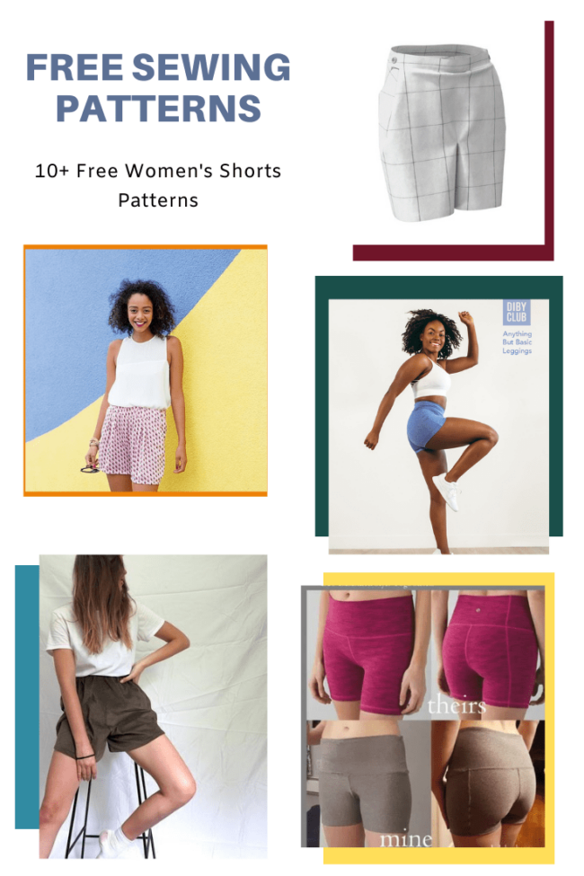 FREE PATTERN ALERT: 10+ Free Women's Shorts Patterns - On the Cutting ...