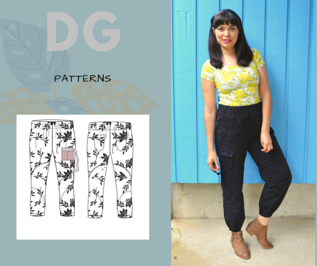 Fionella Pants PDF sewing pattern | On the Cutting Floor: Printable pdf ...