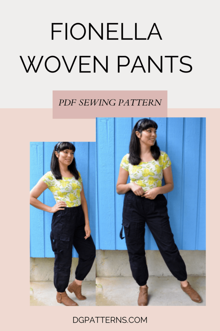 Fionella Pants PDF sewing pattern | On the Cutting Floor: Printable pdf ...