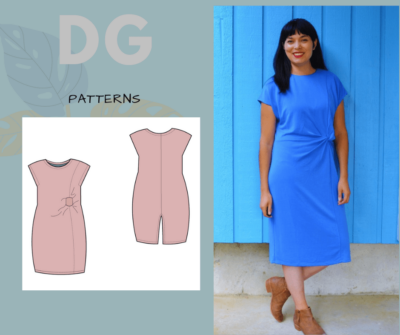 INTRODUCING: The Hailey Knit Dress PDF sewing pattern | On the Cutting ...