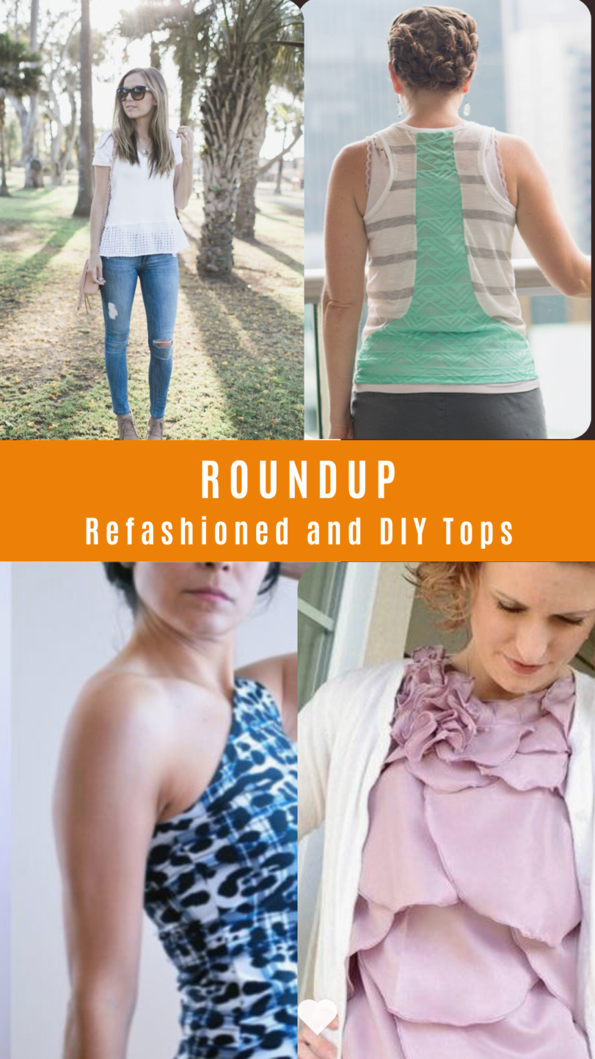 ROUNDUP: Refashioned and DIY Tops | On the Cutting Floor: Printable pdf ...