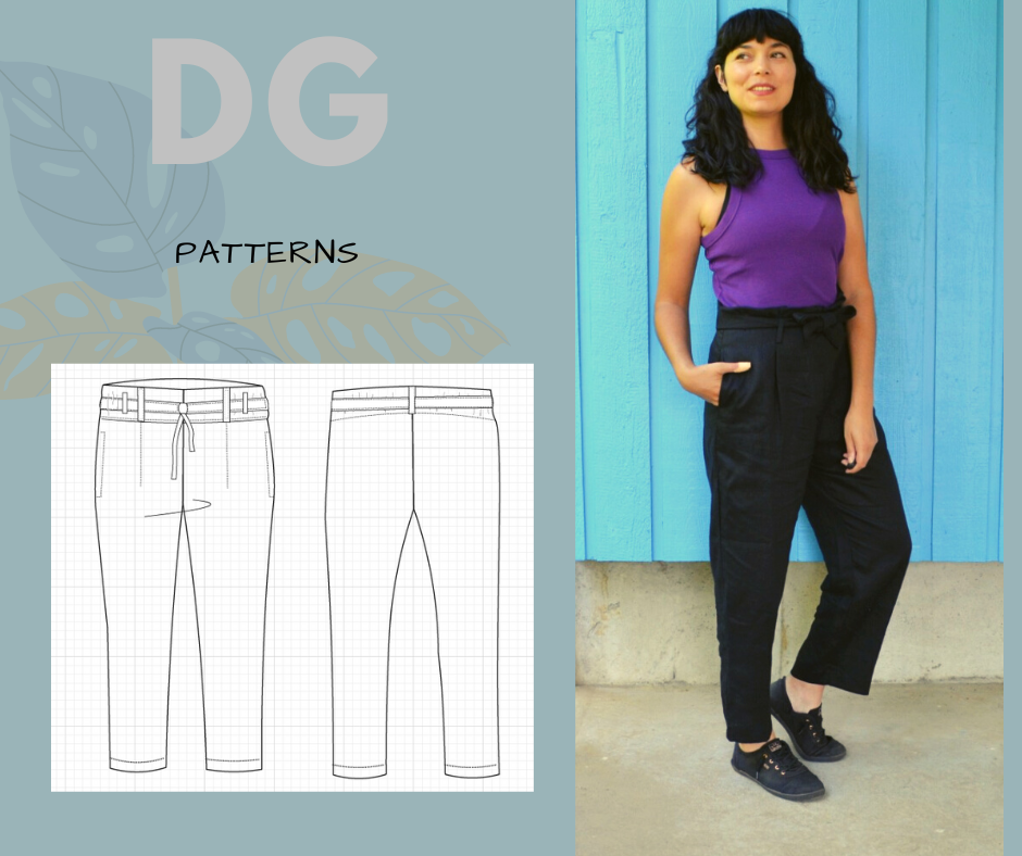 NEW SEWING PATTERN: the Zena pants pdf sewing pattern and tutorial | On ...