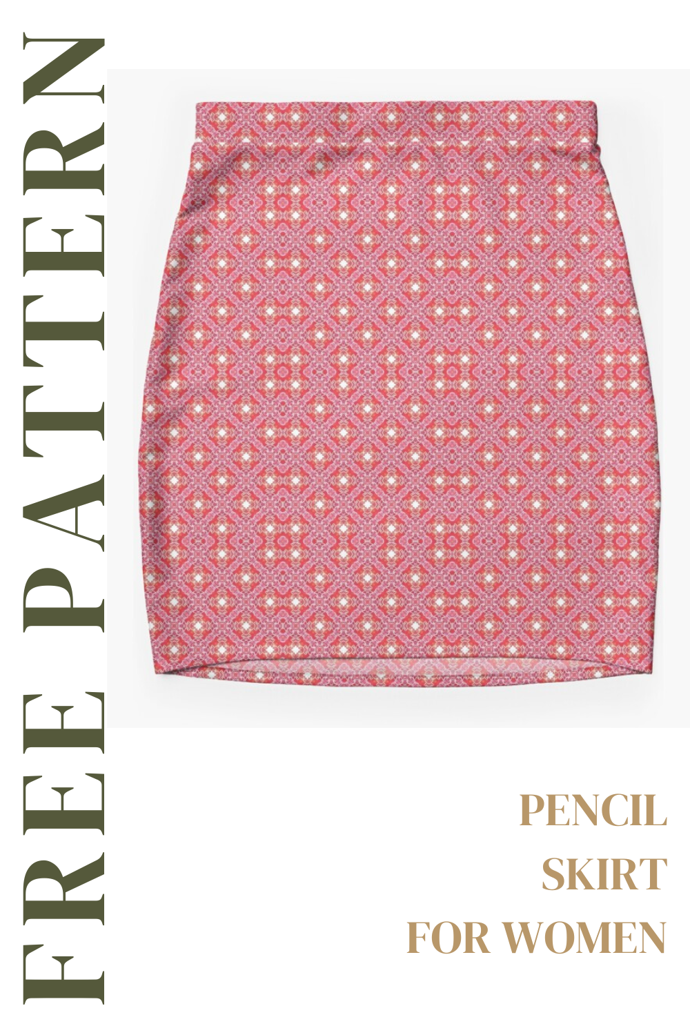FREE PATTERN: Pencil skirt pattern - On the Cutting Floor: Printable ...